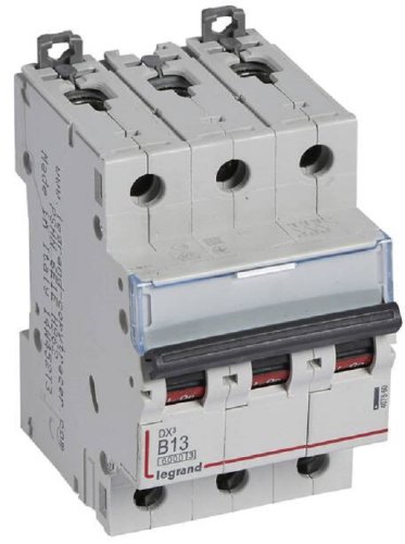 Выключатель автоматический Legrand DX3-E 6000 3п 13А B 10кА картинка